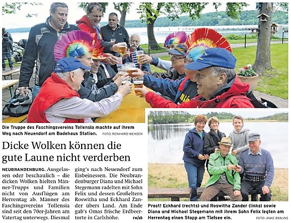 KC Tollensia im Blickfeld der Presse